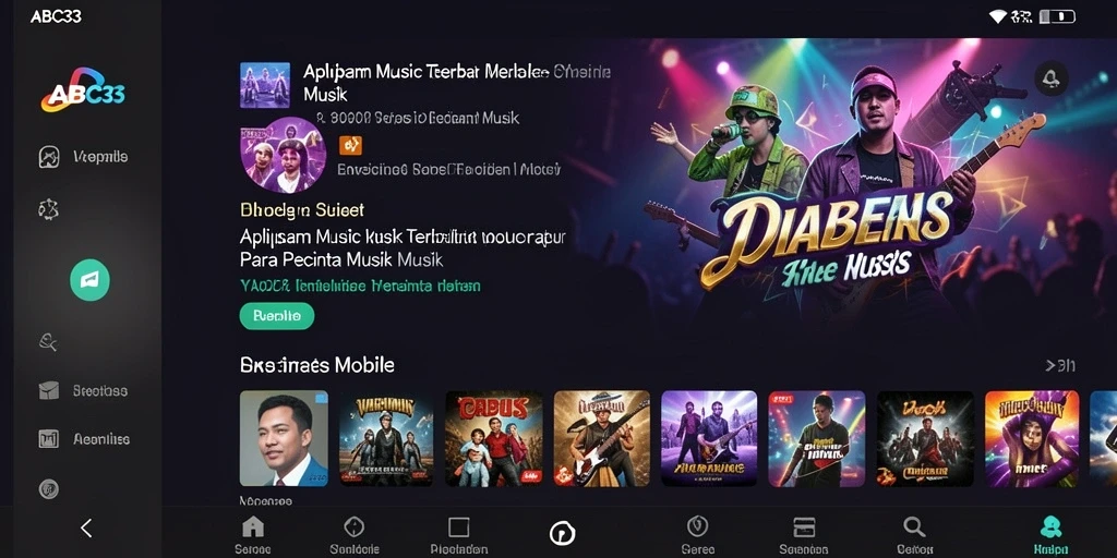 Tampilan screenshot gameplay ABC33 dengan aksi seru bermain musik.