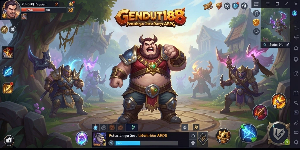 Gameplay seru dalam dunia petualangan ARPG GENDUT188.