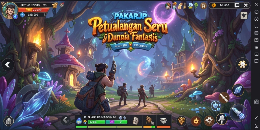 Tangkapan layar menunjukkan petualangan menarik di PAKARJP.
