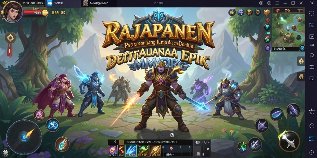 Gameplay menarik RAJAPANEN yang mengasyikkan dan dinamis.