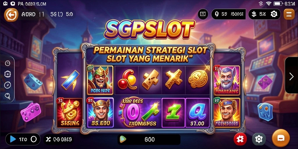 Screenshot utama SGPSLOT menampilkan gameplay slot yang menarik.